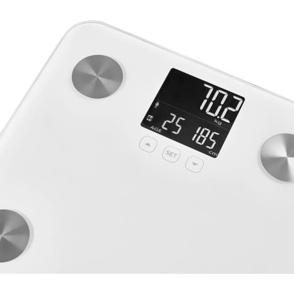 Personvåg - SENCOR - SBS 6025WH - LCD-skärm - Vit