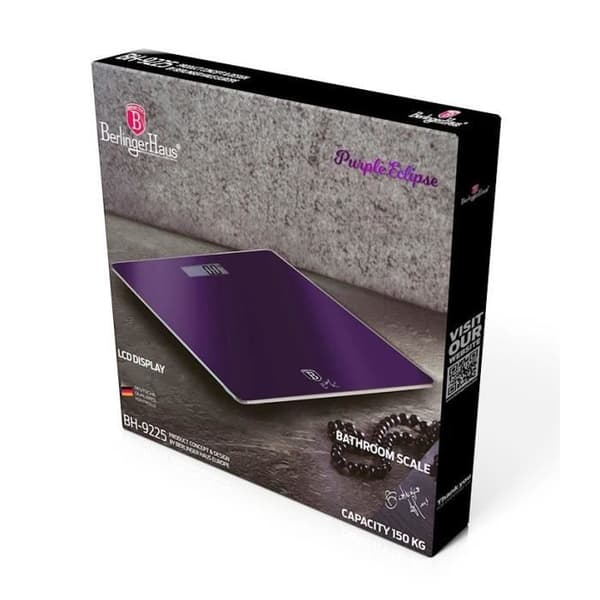 Pèse-personne numérique BERLINGERHAUS 150 kg Violett metalliserad BH-9225