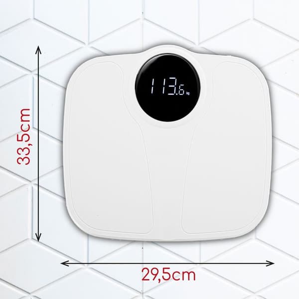 Digital badrumsvåg med hög precision 180 kg, LCD-skärm, automatisk avstängning Camry CR8171W Vit 05391