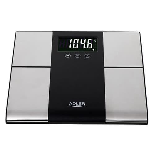 Badrumsvåg med analysator - 225KG Adler AD 8165