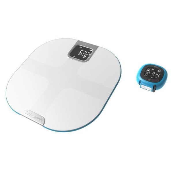 TEFAL YD3094S1 Body Partner Bluetooth-ansluten våg, Personvåg, Integrerad näringscoaching, Kroppsfettkontroll