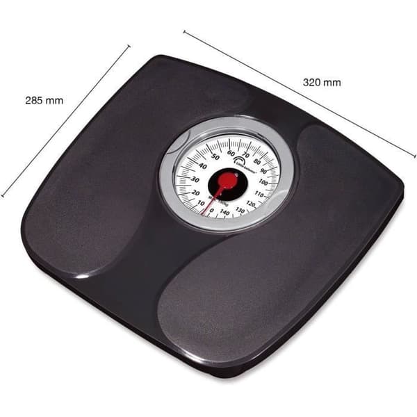 Personvåg - LITTLE BALANCE - 8727 - Confort 150 - Mekanisk våg - 150 kg / 1 kg - Svart