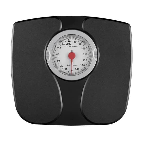 Personvåg - LITTLE BALANCE - 8727 - Confort 150 - Mekanisk våg - 150 kg / 1 kg - Svart