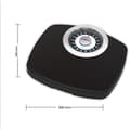 Miniatyrbild 1 av 6: Liten mekanisk pest-person balans 8400 Comfort 180, 180 kg / 1 kg, stor skärm, kompakt, svart och krom