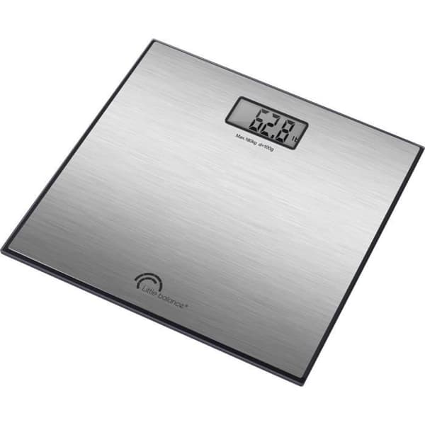 Badrumsvåg - LITTLE BALANCE - 8159 - EXKLUSIV - 180 kg / 100 g - Rostfritt stål