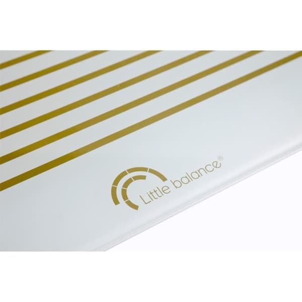 Elektronisk personvåg LITTLE BALANCE Mariniere Gold - elektronisk våg - 180 kg/100 g - Design Mariniere Gold