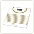 Miniatyrbild 1 av 6: Elektronisk personvåg LITTLE BALANCE Mariniere Gold - elektronisk våg - 180 kg/100 g - Design Mariniere Gold