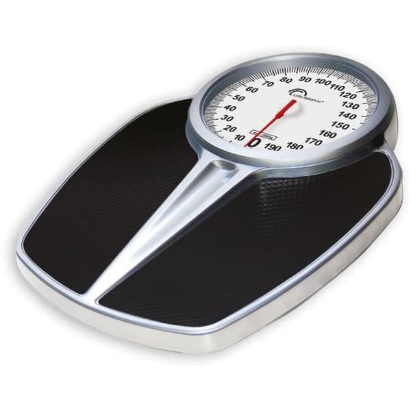 Mekanisk personvægt LITTLE BALANCE 8182 PRO M 200, 200 kg / 1 kg, Stort display, Professionel, Sort & Krom