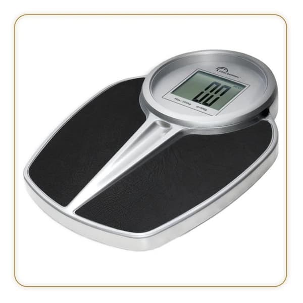 Henkilövaaka - LITTLE BALANCE - 8327 - PRO M 225 - Elektroninen vaaka - 225 kg / 1 kg - Musta / Hopea