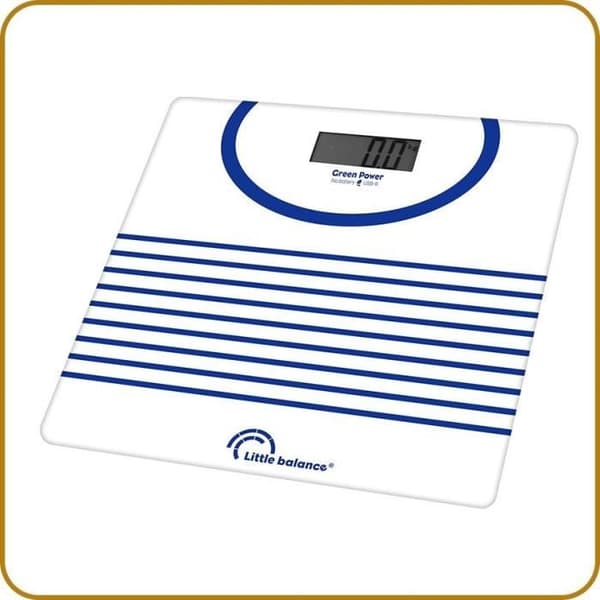 Personvåg - LITTLE BALANCE - 8655 - USB-reparerbar - 180 kg / 100 g - Marin