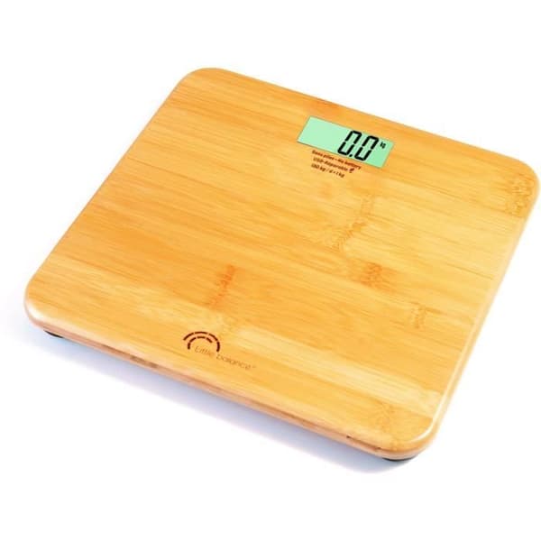 Kylpyhuonevaaka - LITTLE BALANCE - 8745 - USB-korjattava - 150 kg / 100 g - My bamboo