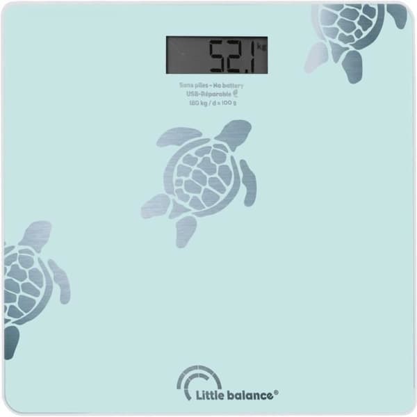 Little Balance Turtles Aqua USB-R BLÅ personvægt