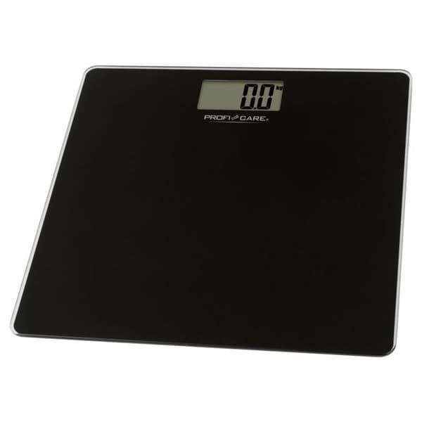 Elektronisk personvåg med proficare LCD-display Svart PC-PW3122-Svart