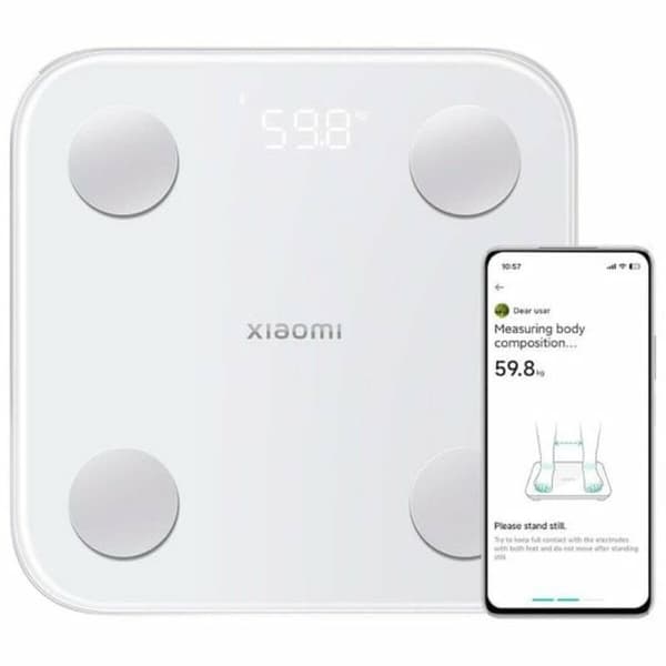 Digital badevægt Xiaomi Body Composition Scale S400 Hvid 150 kg