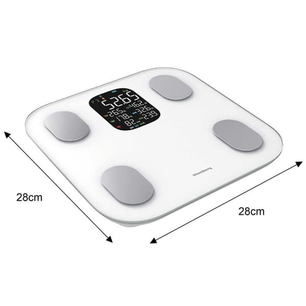 Elektronisk skala - KLAUSBERG - KB-7855 - Bluetooth - LCD-skärm - 200 kg