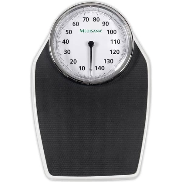 MEDISANA PSD 4046 Mekanisk Badevægt - Chic Retro Design - 500g Graduering - 150kg Kapacitet