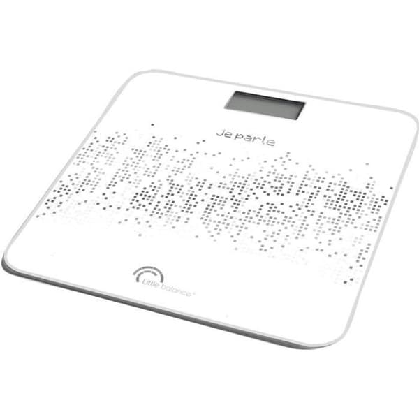 LITTLE BALANCE Elektroninen puhevaaka Voice 180kg / 100g - Musta