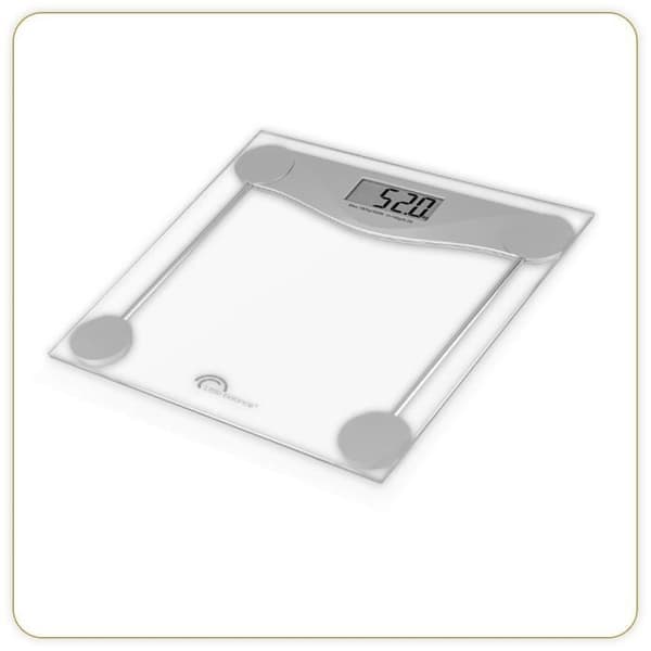 LITTLE BALANCE 8193 SB2 elektronisk vægt - Transparent hærdet glasplatform - 160 kg / 100 g