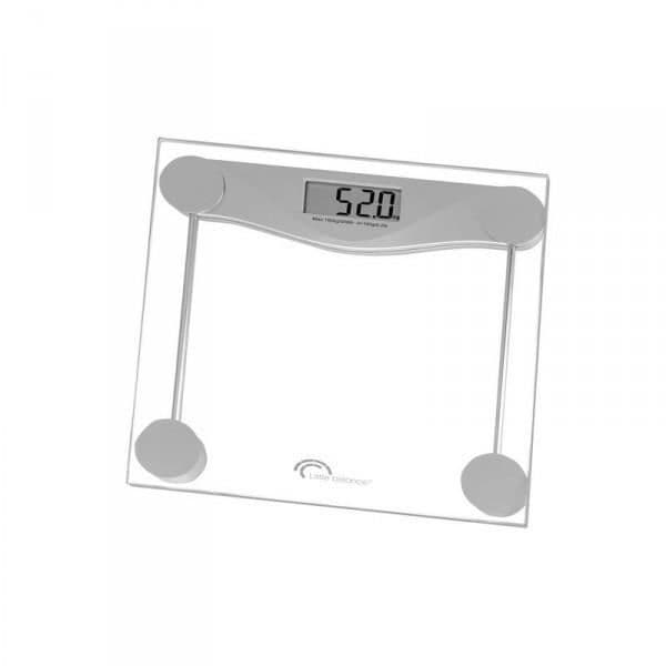 LITTLE BALANCE 8193 SB2 elektronisk vægt - Transparent hærdet glasplatform - 160 kg / 100 g