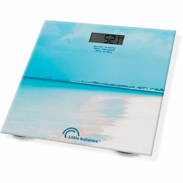 Digital badevægt Little Balance Caribe Blå