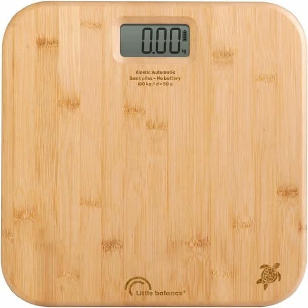 Digital Badrumsvåg Little Balance Automática Kinetic Bambu