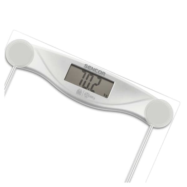 Digitaalinen henkilövaaka Sencor Läpinäkyvä Lasi Karaistu lasi 150 kg