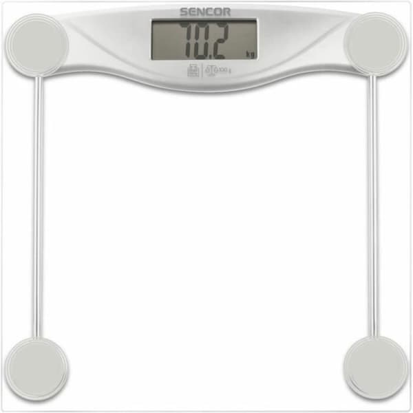 Digitaalinen henkilövaaka Sencor Läpinäkyvä Lasi Karaistu lasi 150 kg