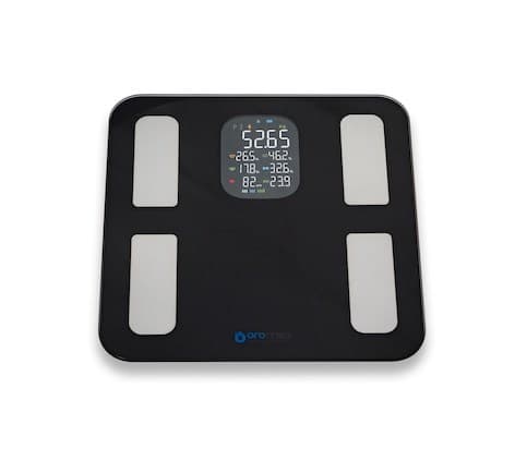 Elektroninen kylpyhuonevaaka OROMED ORO-BLUETOOTH SMART musta