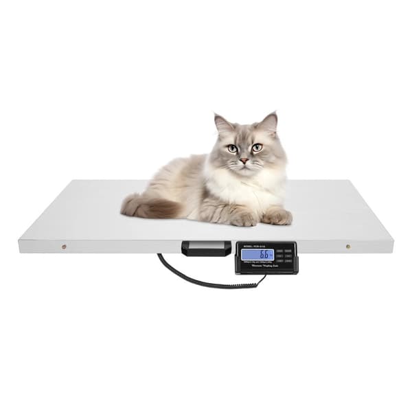 Digital kæledyrsvægt, 300 kg kapacitet, vandtæt design