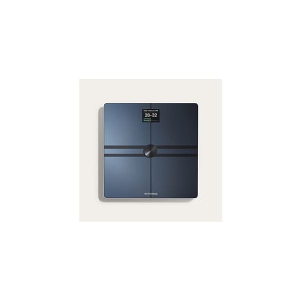 Ansluten våg - Withings - Body Comp - Svart - Viktmätning - Hjärtfrekvens - BMI