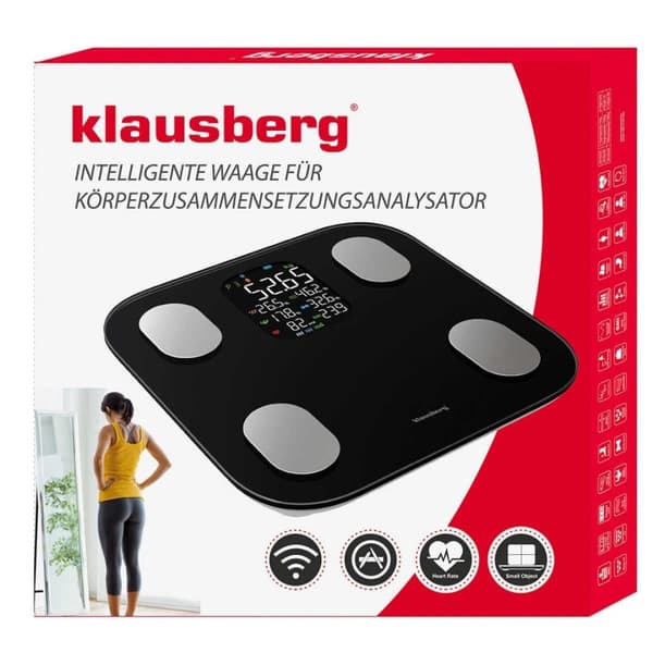 Analytisk badevægt Smart iOS Android Klausberg KB-7854 Lumarko!