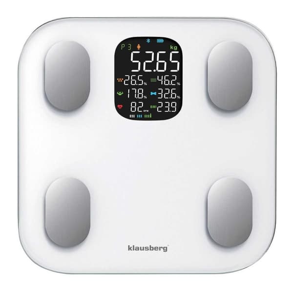 Analytisk badevægt Smart iOS Android Klausberg KB-7855 Lumarko!