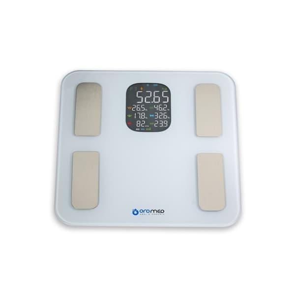 Elektronisk badevægt OROMED ORO-BLUETOOTH SMART hvid
