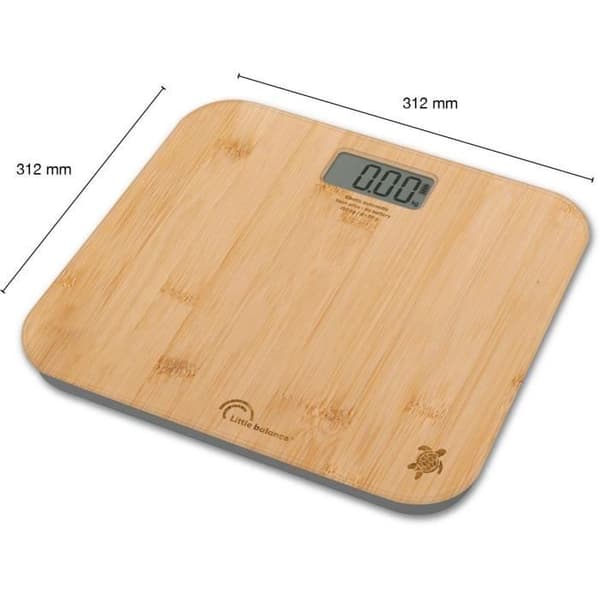Badrumsvåg - LITTLE BALANCE - Automatisk Kinetisk - Bambu