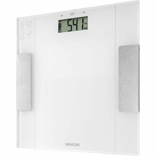 Digital Badrumsvåg Sencor Vit Glas 150 kg