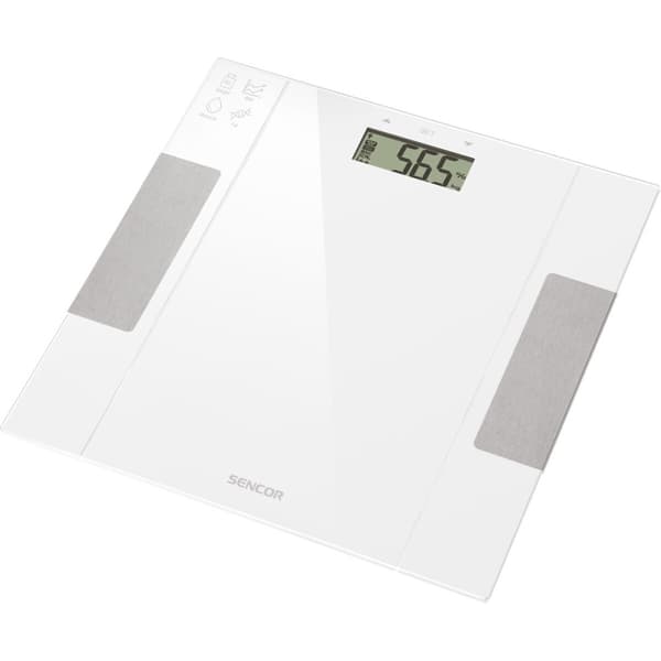 Digital Badrumsvåg Sencor Vit Glas 150 kg