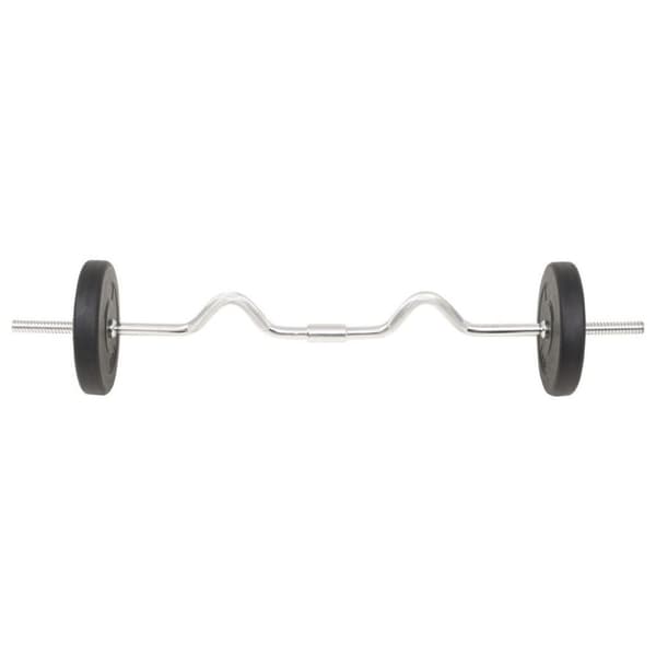 vidaXL vægtstangs- og håndvægtssæt 30 kg