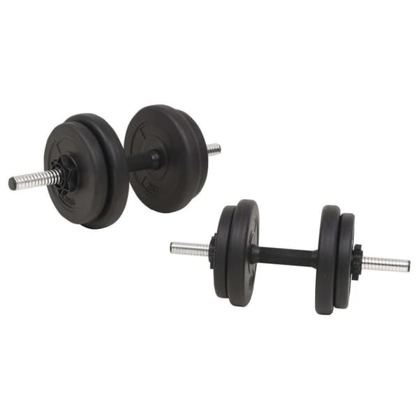 vidaXL vægtstangs- og håndvægtssæt 30 kg