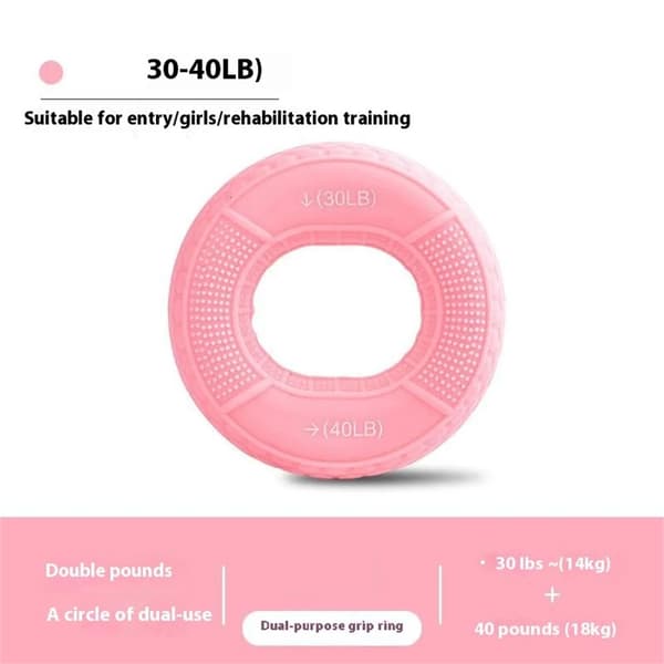 Håndgreb Forstærker Underarm Finger Trainer Håndledsmuskeltræner - 30-40lb Pink