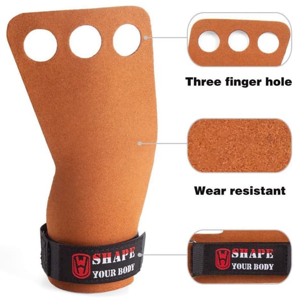 1 par Fitness Grip Kuddar Sport Tyngdlyftning Palm Guard Hand Protector