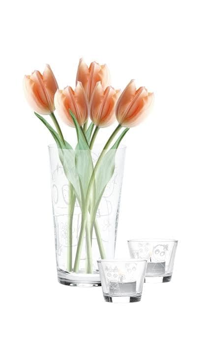 Poul pava pure friends Skål mini + Vase 3 dele