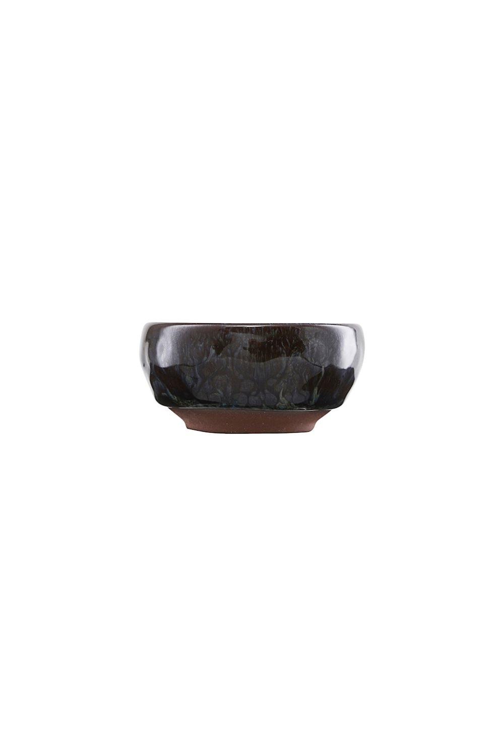 Skål Pilo Ø 6x3 cm - Grøn/grå/rust