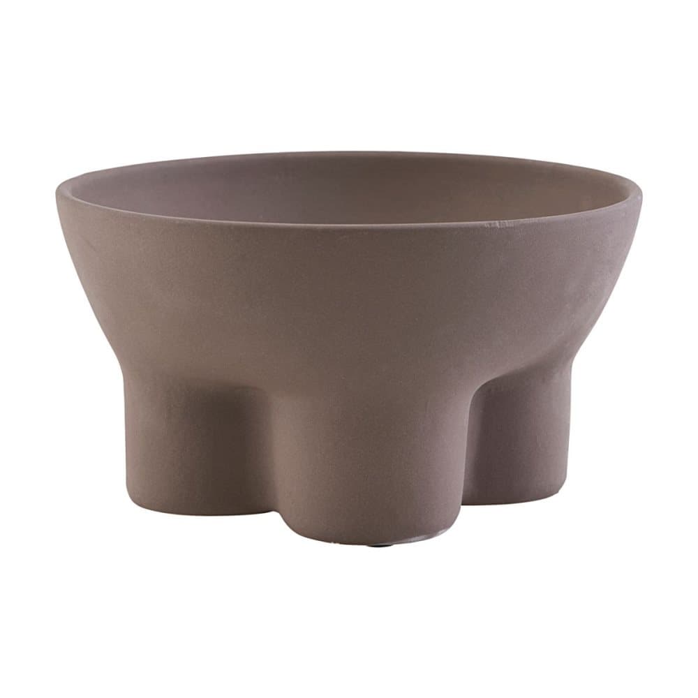 Skål, Stand, Brun, h: 14 cm