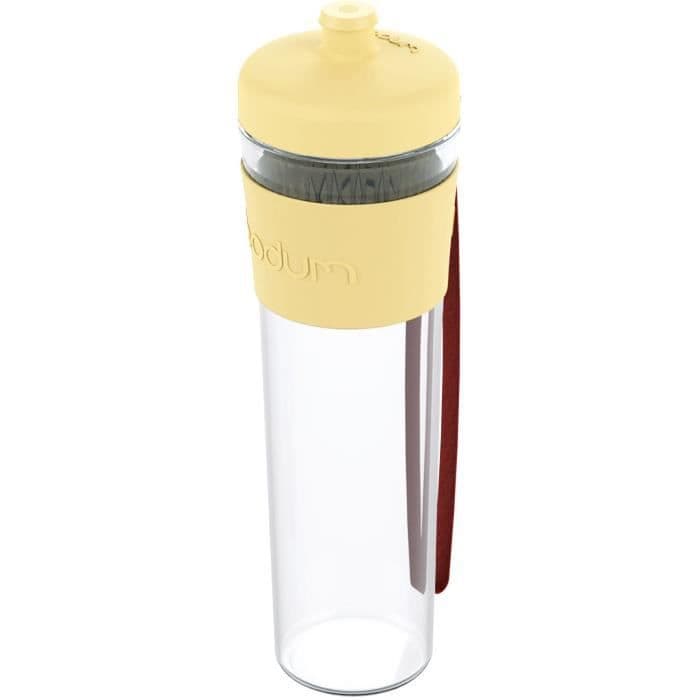 BODUM BISTRO vesipullo vetoon - Muovi - 0,5 L - pastelli keltainen
