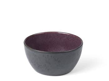 Skål Ø12 cm sort/lilla Bitz