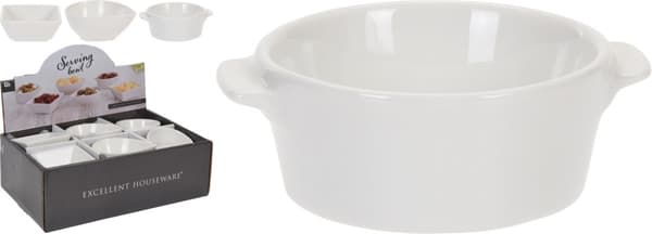 Skål Snacks Vit Keramik 3-pack