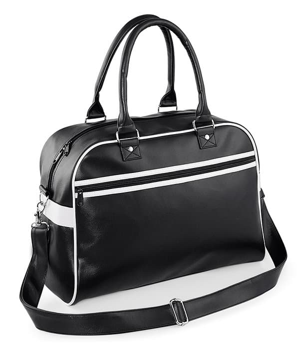 Original Retro Bowling Bag - svart/vit