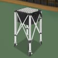 Miniatyrbillede 2 af 4: Bærbar Tennisboldbærer, 150-170 Boldkapacitet, 4 Hjul