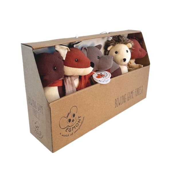 Kubbspel - Egmont Toys - Skog - Naturlig bomull - 12 månader - Unisex