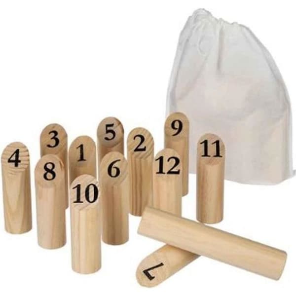 Kubb - PARIS PRIS - Trä - För 2 till 4 spelare - Både för killar och tjejer - Från 5 år
